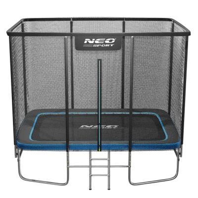 Neo-Sport NS-07X Zahradní trampolína obdélníková 305 x 214 cm, s vnější sítí a žebříkem