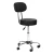 ModernHome BC009 Otočná stolička s opěrkou, nosnost 136 kg, černá