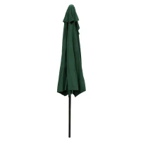 MultiGarden SL-UM016 Půlkruhový zahradní slunečník ke zdi 2,7 m, zelený