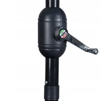 MultiGarden SL-UM016 Půlkruhový zahradní slunečník ke zdi 2,7 m, zelený