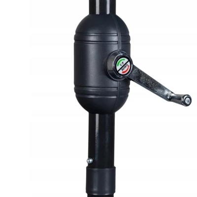 MultiGarden SL-UM016 Půlkruhový zahradní slunečník ke zdi 2,7 m, zelený