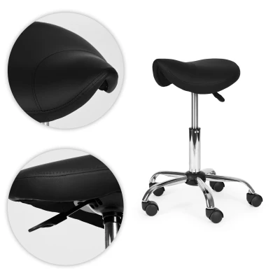 ModernHome BC004 Ergonomická otočná stolička s nastavielnou výškou, nosnost 150 kg, černá