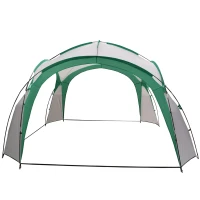 MultiGarden ST-001 Zahradní altán se sklolaminátovou konstrukcí, 3,5 x 3,5 m, zelený