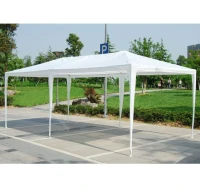 MultiGarden PAW Záhradný párty stan 3 x 6 m, 6 bočných stien, biely