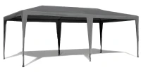 MultiGarden PAW Zahradní párty stan 3 x 6 m, 6 bočních stěn, šedý