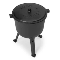 MultiGarden EVK8L Liatinový smaltovaný kotlík 8 l so stojanom