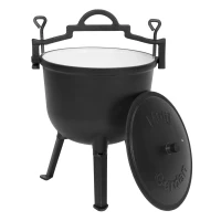 MultiGarden EVK10L Litinový kotlík smaltovaný 10 l se stojanem