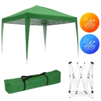 MultiGarden PAW-3X3-A-GR Zahradní pop-up stan 3 x 3 m, zelený