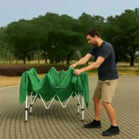 MultiGarden PAW-3X3-A-GR Zahradní pop-up stan 3 x 3 m, zelený
