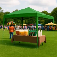 MultiGarden PAW-3X3-A-GR Zahradní pop-up stan 3 x 3 m, zelený