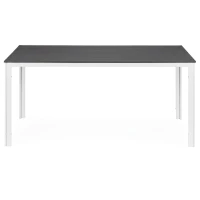 MultiGarden SAK-156 Záhradný stôl pre 6 osôb 156 x 78 cm, polywood, šedo-biely