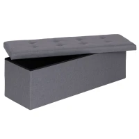 ModernHome TH-PO-7-4 Taburet s úložným priestorom 111 x 38 cm, svetlosivý