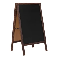 ModernHome TH-CBS Dřevěný poutač s křídovou tabulí 83 x 50 cm, oboustranný
