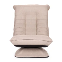 ModernHome TH-CL-3 Polohovateľné relaxačné kreslo, otočné, béžové