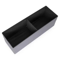 ModernHome TH-PO-6-4 Čalúnený taburet s úložným priestorom 111 x 38 cm, svetlošedý