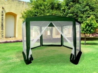 MultiGarden PAW Zahradní stan 2 x 2 x 2 m s moskytiérou, zelený