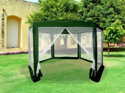 MultiGarden PAW Zahradní stan 2 x 2 x 2 m s moskytiérou, zelený