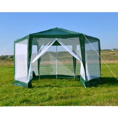 MultiGarden PAW Zahradní stan 2 x 2 x 2 m s moskytiérou, zelený