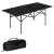 MultiGarden XLP150-120-1 Skladací kempingový stôl 120 x 55 cm s taškou, čierny