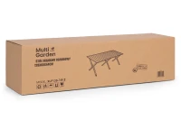 MultiGarden XLP130-14-2 Skládací kempingový stůl 120 x 60 cm s taškou, žlutý