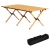 MultiGarden XLP130-14-2 Skladací kempingový stôl 120 x 60 cm s taškou, žltý