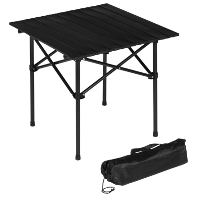 MultiGarden XLP150-55-1 Skládací kempingový stůl 53 x 55 cm s taškou, černý