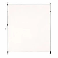 MultiGarden AW-039 Upínací výsuvný markíz s kľukou, výškovo nastaviteľný, 180 x 220 cm, béžový