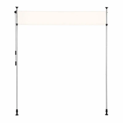 MultiGarden AW-039 Upínací výsuvný markíz s kľukou, výškovo nastaviteľný, 180 x 220 cm, béžový
