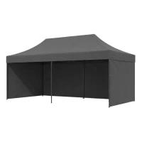 MultiGarden PAW-FGC Zahradní samorozkládací párty stan 3 x 6 m, šedý
