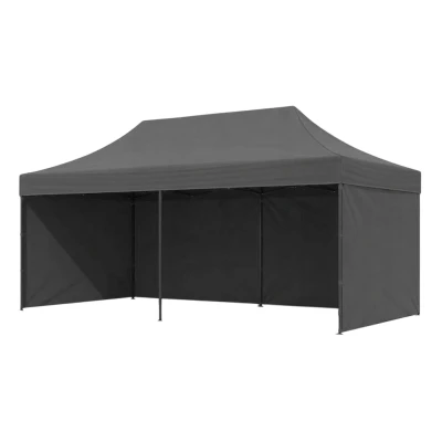 MultiGarden PAW-FGC Zahradní samorozkládací párty stan 3 x 6 m, šedý