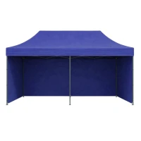 MultiGarden PAW-FGC Záhradný samorozkladací párty stan 3 x 6 m, modrý