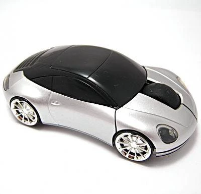Verk 06147 Bezdrátová myš auto - stříbrná