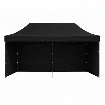 MultiGarden PAW-FGC Zahradní samorozkládací párty stan 3 x 6 m, černý 