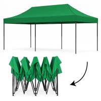 MultiGarden PAW-FGC Zahradní samorozkládací párty stan 3 x 6 m, zelený