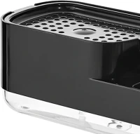 Verk 24599 Dávkovač mýdla s držákem na houbičku 400ml, černý