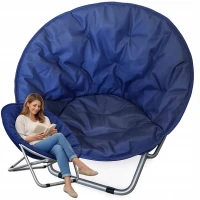 Verk 14645 Turistické skládací křeslo s polstrováním Moon Chair, modré