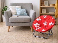 Verk 14648 Dětské skládací turistické křeslo Moon Chair 50 cm, červené