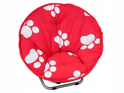 Verk 14648 Dětské skládací turistické křeslo Moon Chair 50 cm, červené