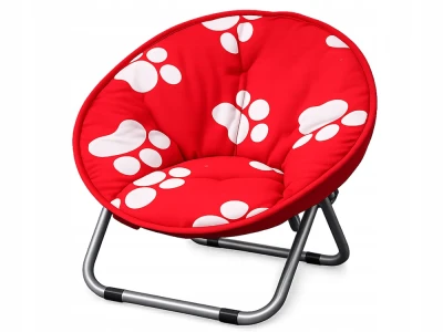 Verk 14648 Dětské skládací turistické křeslo Moon Chair 50 cm, červené