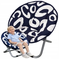 Verk 14648 Dětské skládací turistické křeslo Moon Chair 50 cm, modré