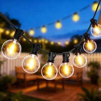 Bauerkraft H-674 Zahradní světelná girlanda 30 LED, 20 m, 9 W
