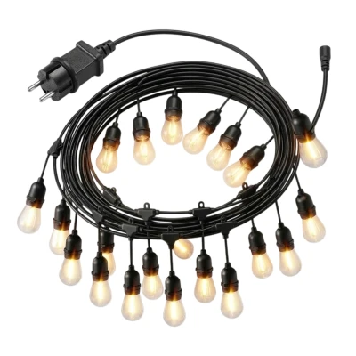 Bauerkraft H-673 Zahradní světelná girlanda 20 LED, 20 m, 9 W