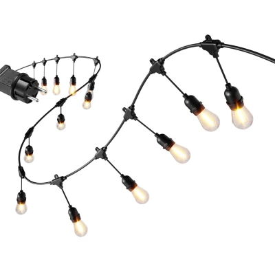 Bauerkraft H-673 Zahradní světelná girlanda 20 LED, 20 m, 9 W