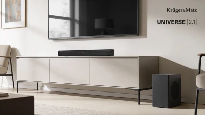 Kruger&Matz KM0576 Soundbar Universe 2.1, Bluetooth, 40W, černý