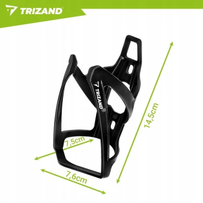 Trizand 27591 Držák láhve na kolo 13,5 x 7 cm, černý