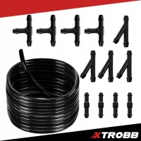 Xtrobb 27463 Sada na opravu ostřikovačů čelního skla, hadice 2 m + spojky 4/5 mm