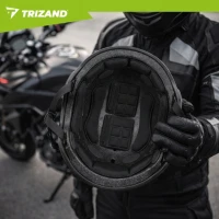 Trizand 27557 Sada výstelky do prilby, 54 ks, čierna
