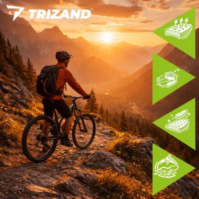 Trizand 27557 Sada výstelky do prilby, 54 ks, čierna