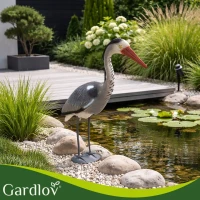 Gardlov 27419 Záhradná dekorácia volavka 66 cm, sivá