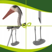 Gardlov 27419 Záhradná dekorácia volavka 66 cm, sivá